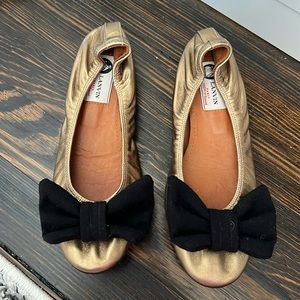 Lanvin Bow Flats - Size 38
